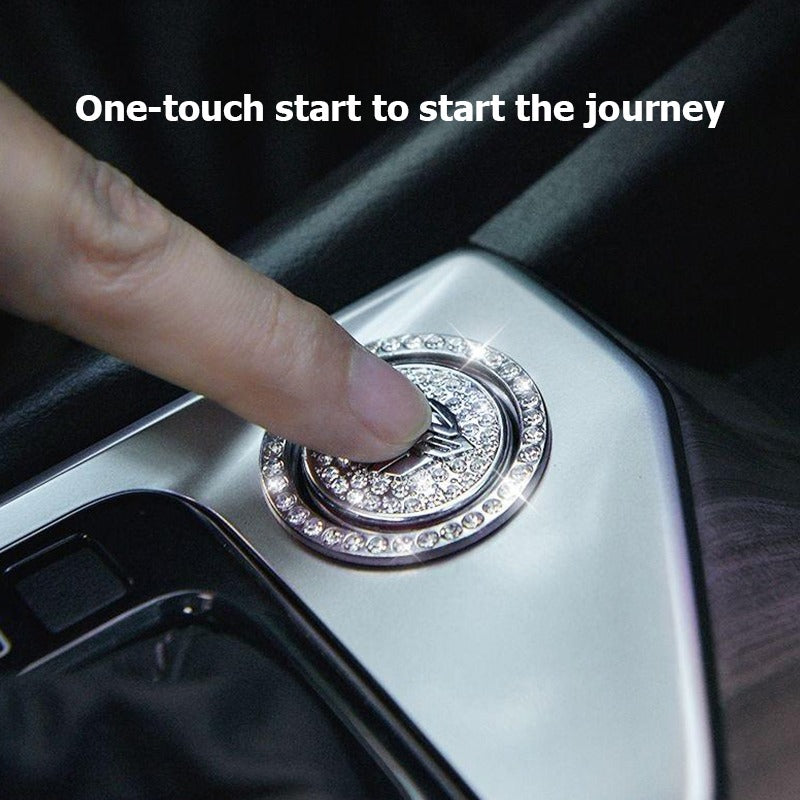 Bling Car Engine Start Button Cover