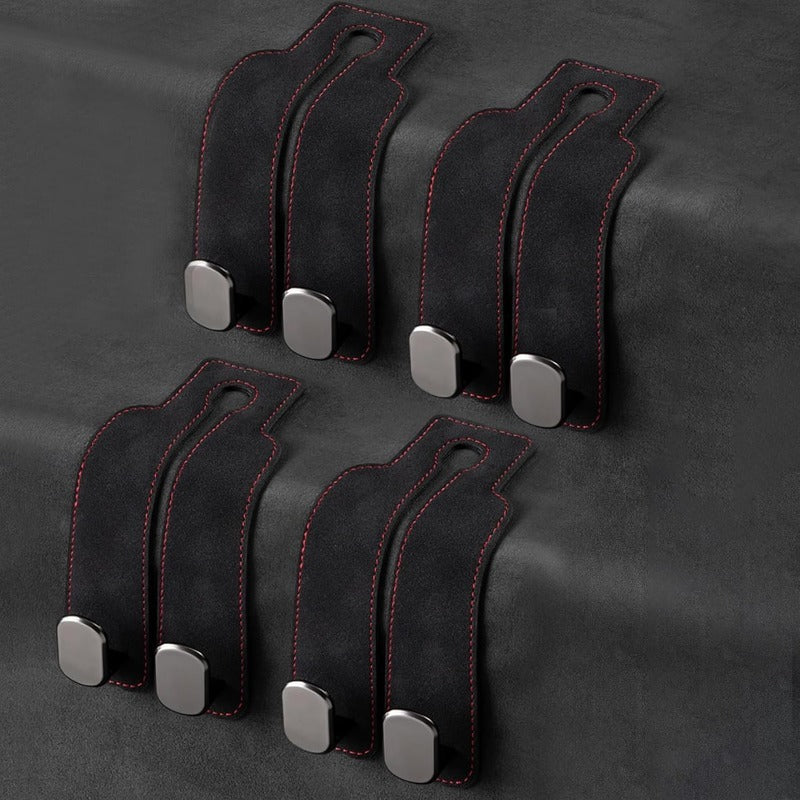 TwinHook Leather Car Headrest Hangers(limited time)