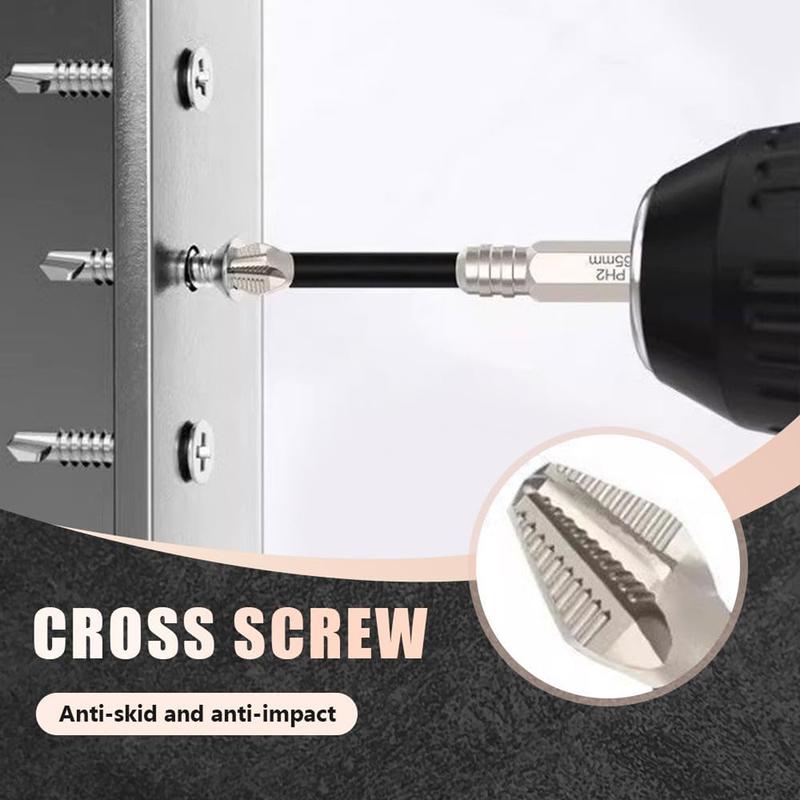 K5 Impact-Resistant and Non-Slip Bit,Impact Driver Bit Set