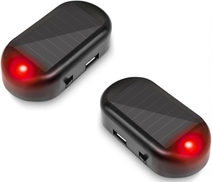 Car Solar Power Simulated Dummy Alarm