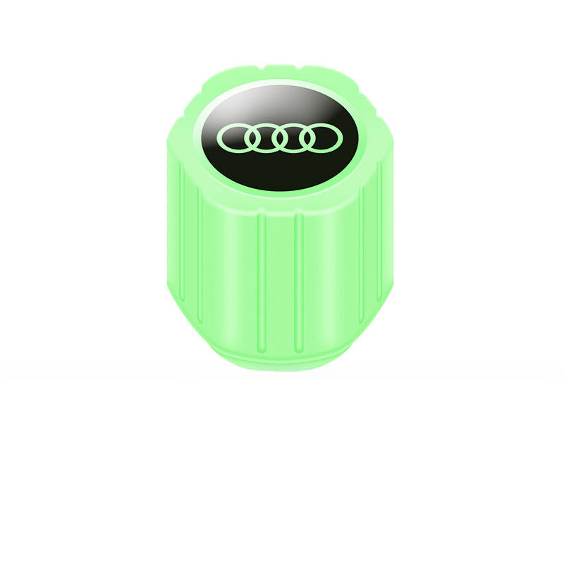 20-Pack Neon Green Glow Tire Valve Caps – No Battery Needed
