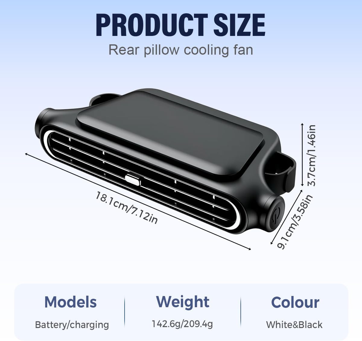 2025 New Car Fan for Driver and Passenger's Seat
