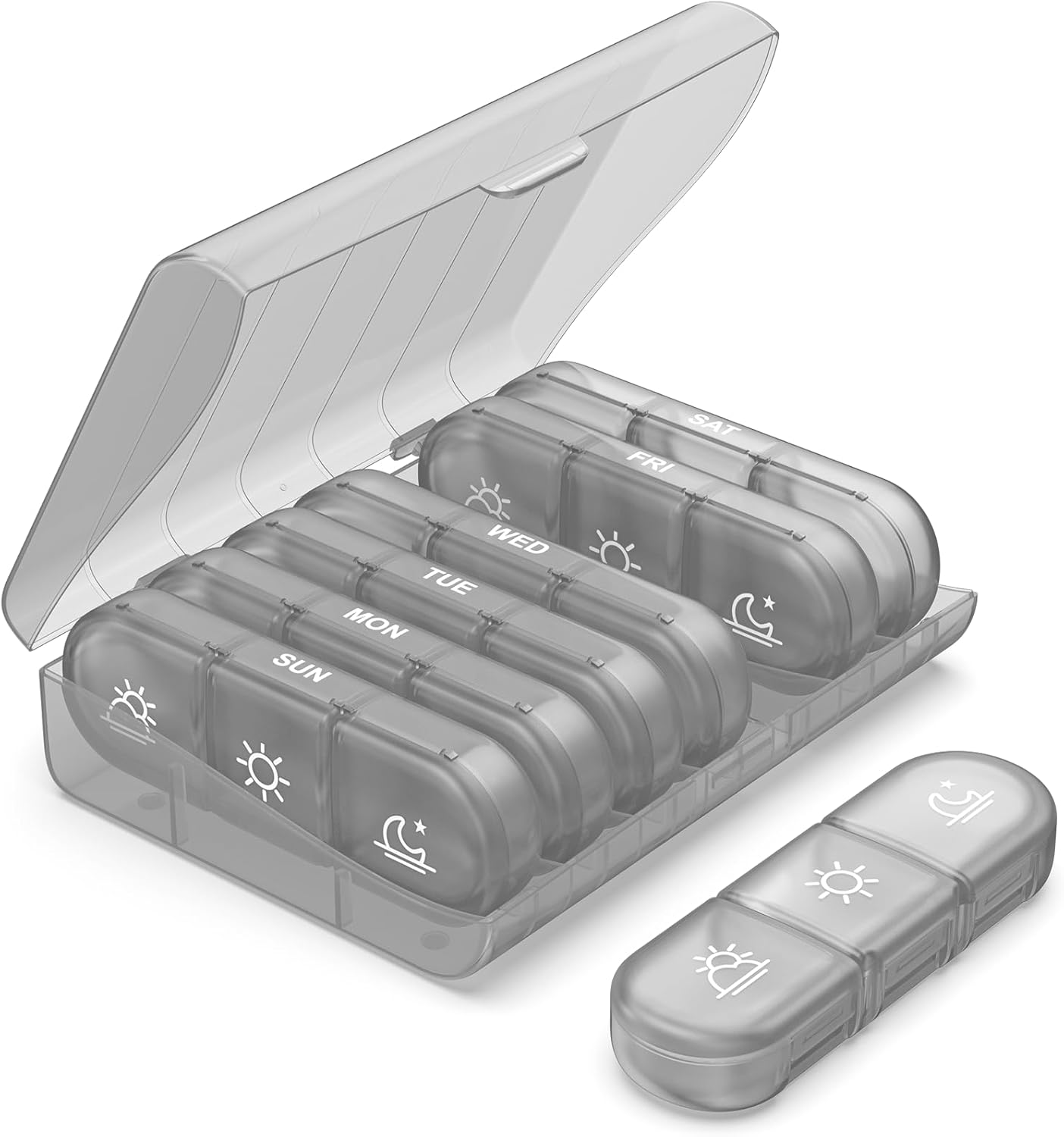 Weekly Pill Organizer 3 Times a Day
