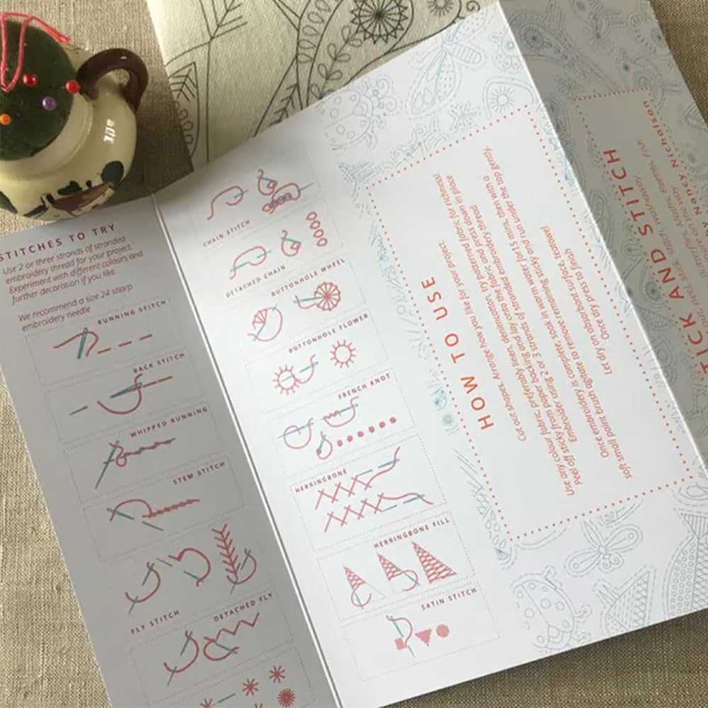 Water Soluble Embroidery Transfers(limited-time discount)