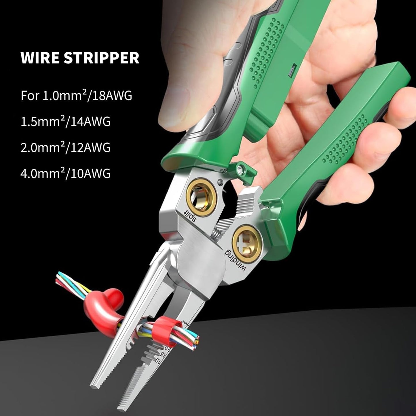 8 in 1 Wire Stripper Twister for Cutting and Pulling Wires