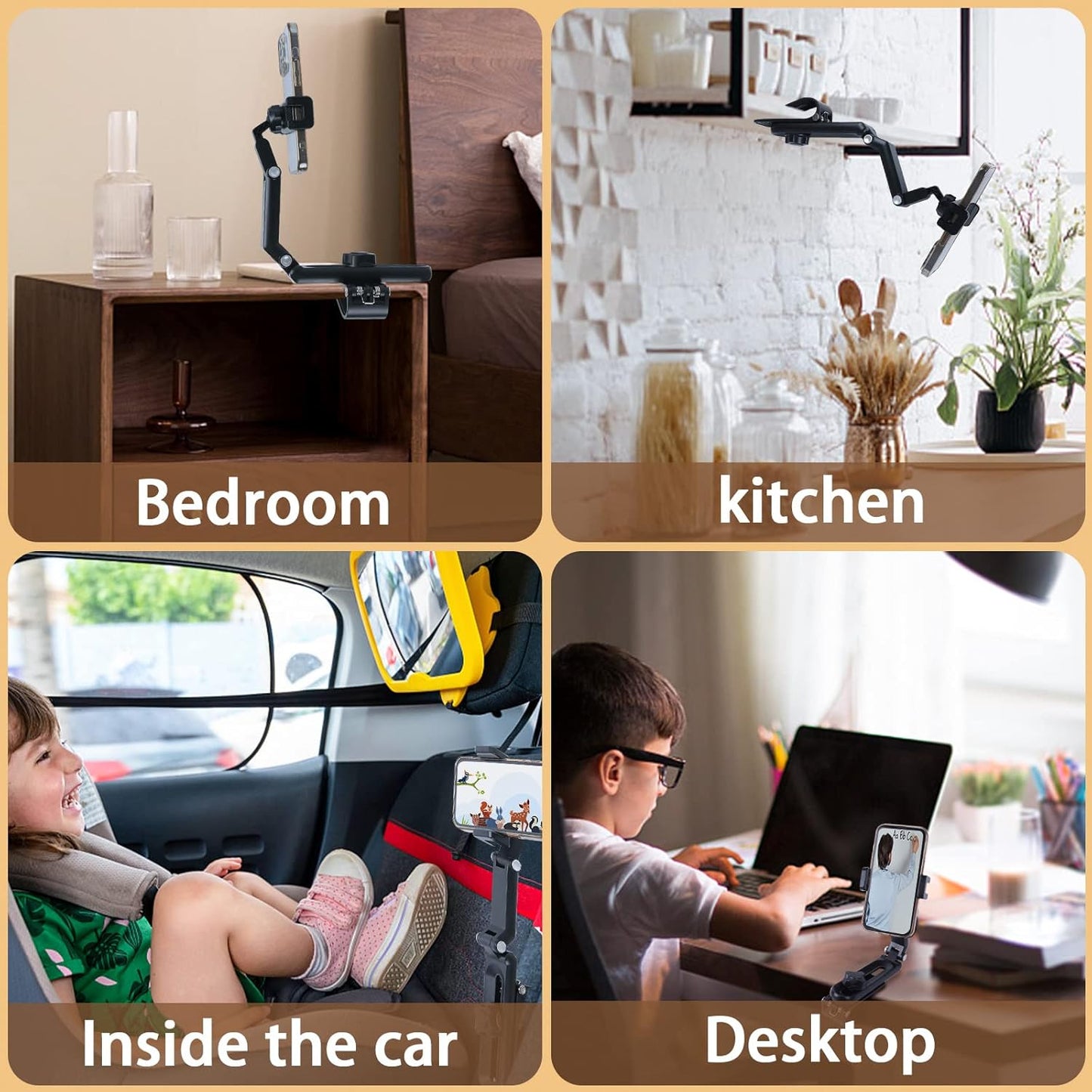 360° Rotatable Rearview Phone Holder