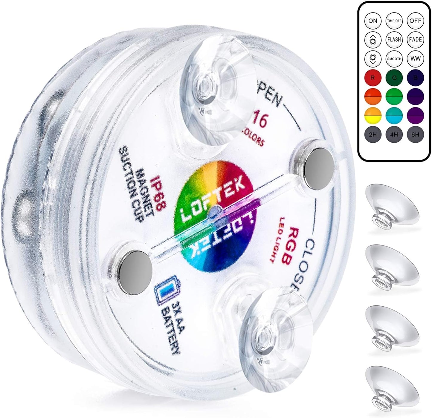Submersible LED Lights with Remote