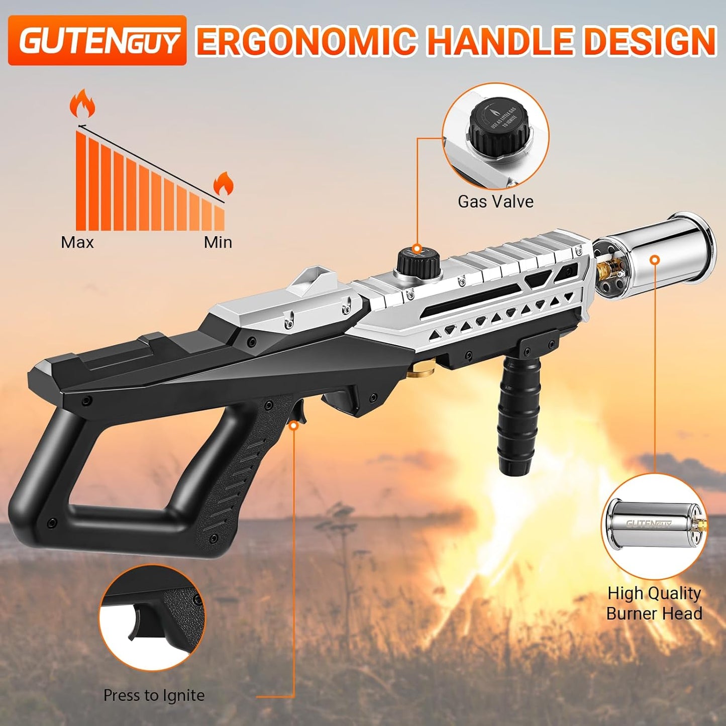 Powerful Propane Grill Torch Gun