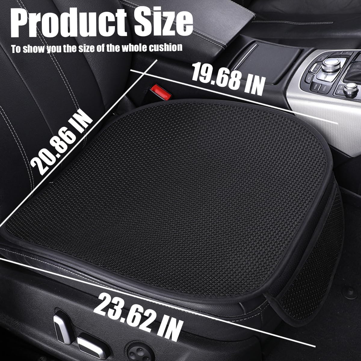 2 Pack Front Driver or Passenger Seat Cushion with Pocket(limited-time discount)