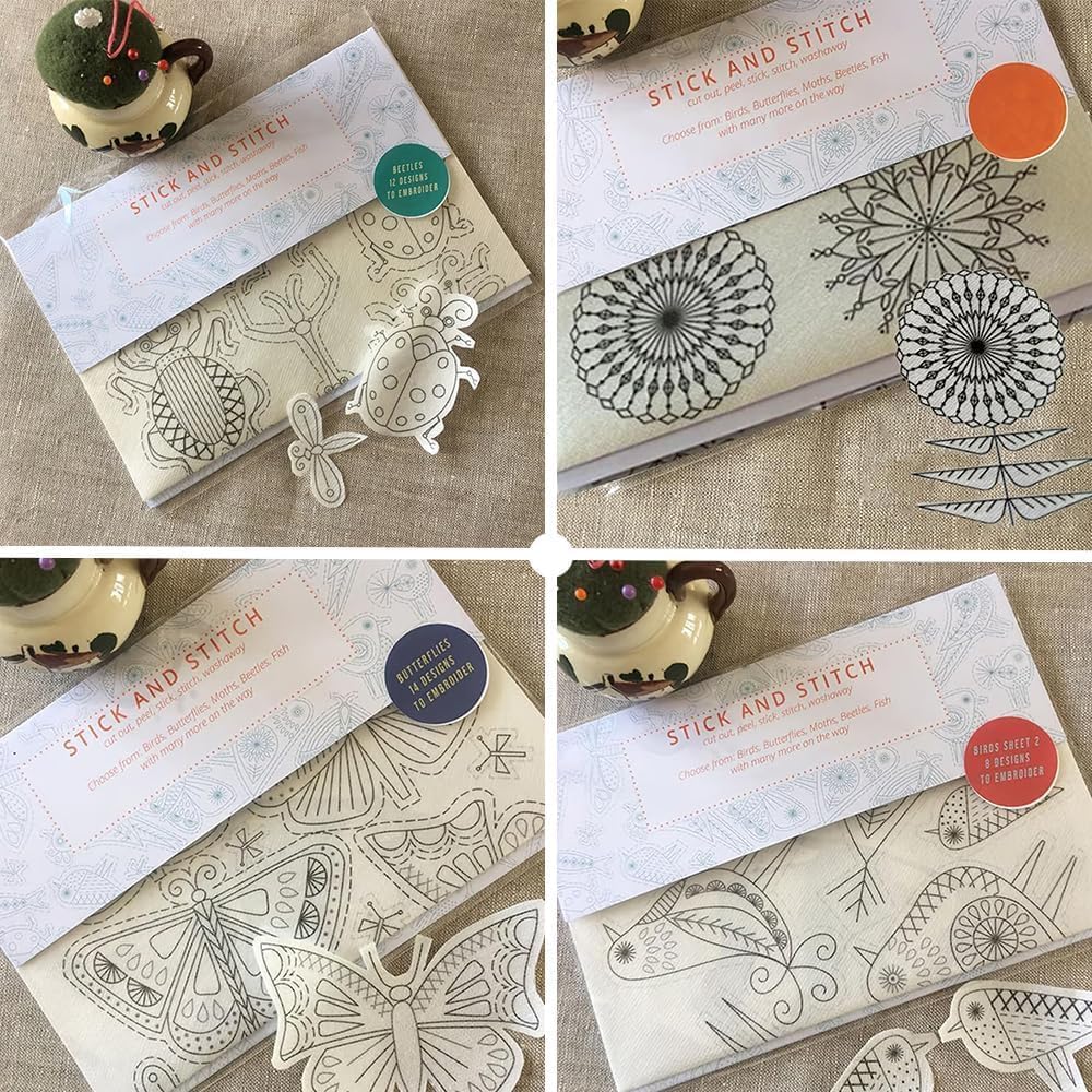 Water Soluble Embroidery Transfers(limited-time discount)