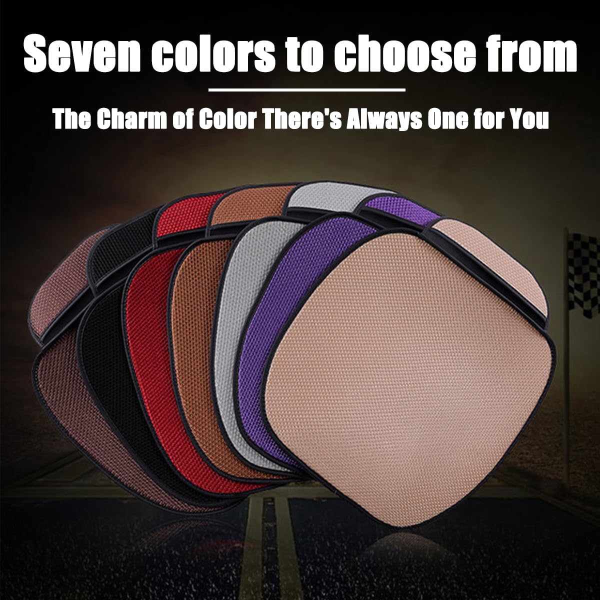 2 Pack Front Driver or Passenger Seat Cushion with Pocket(limited-time discount)