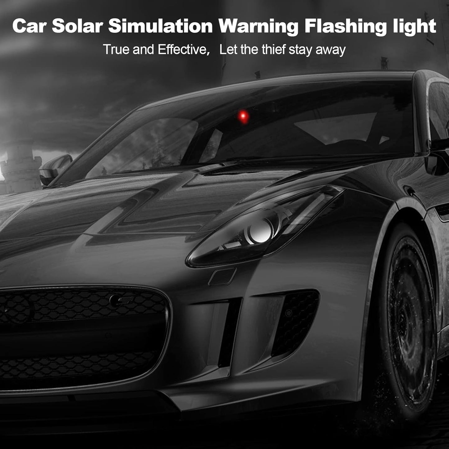 Car Solar Power Simulated Dummy Alarm