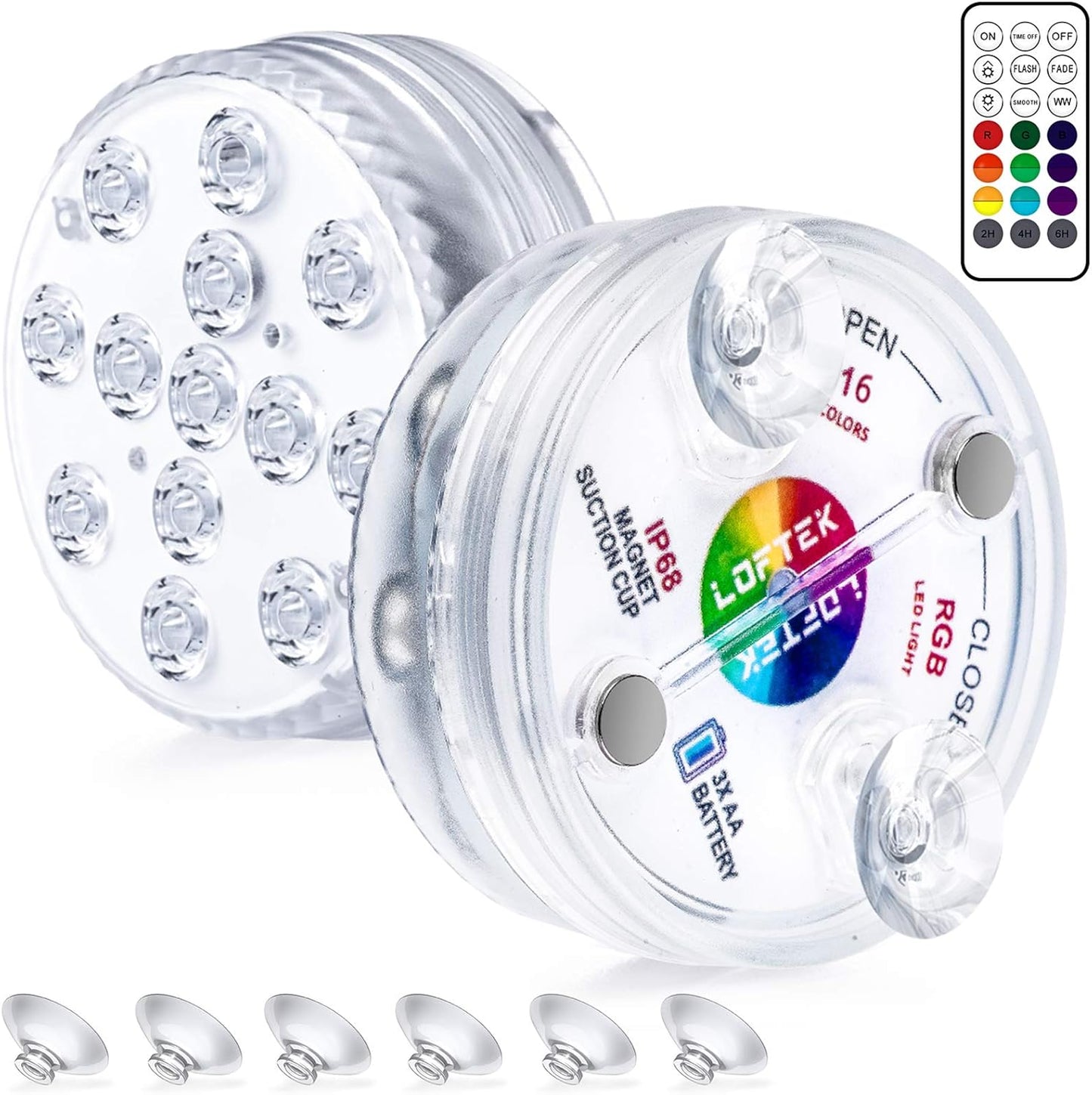Submersible LED Lights with Remote