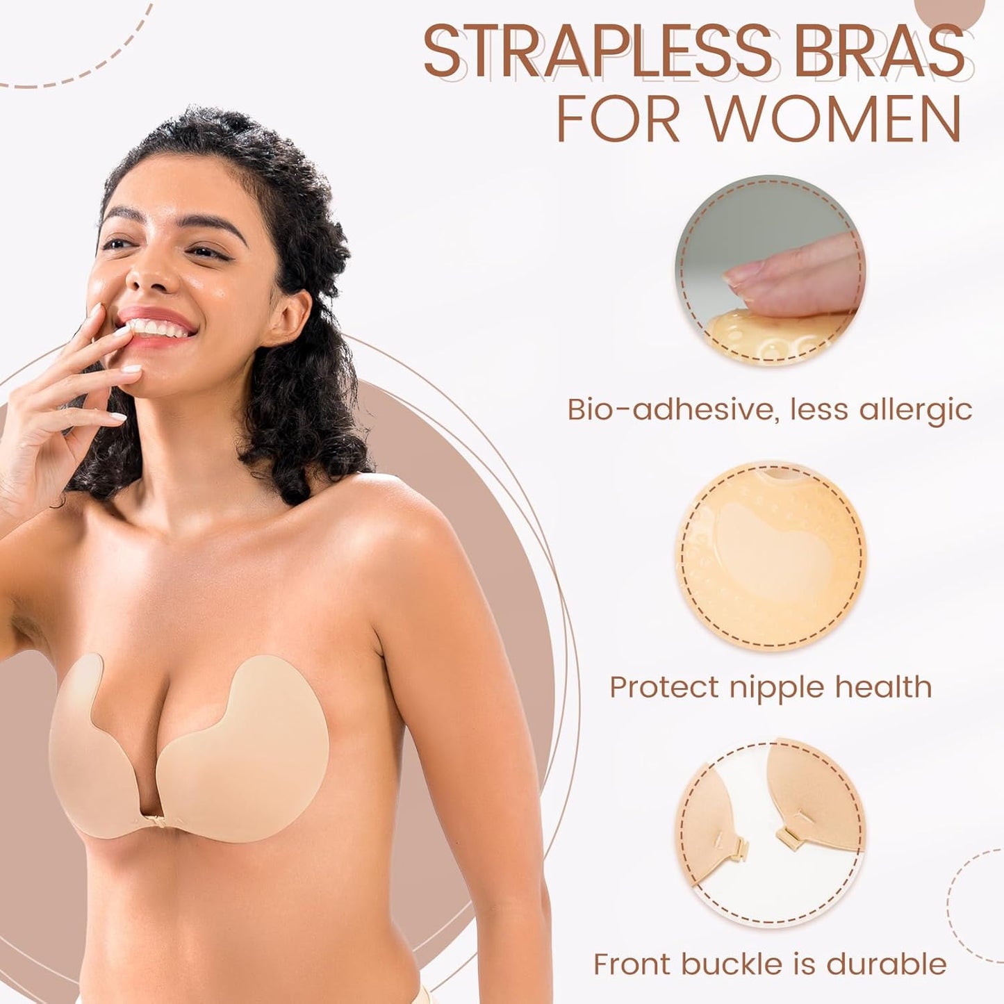 Invisible Diva Strapless Backless Push up Bra(limited-time discount)