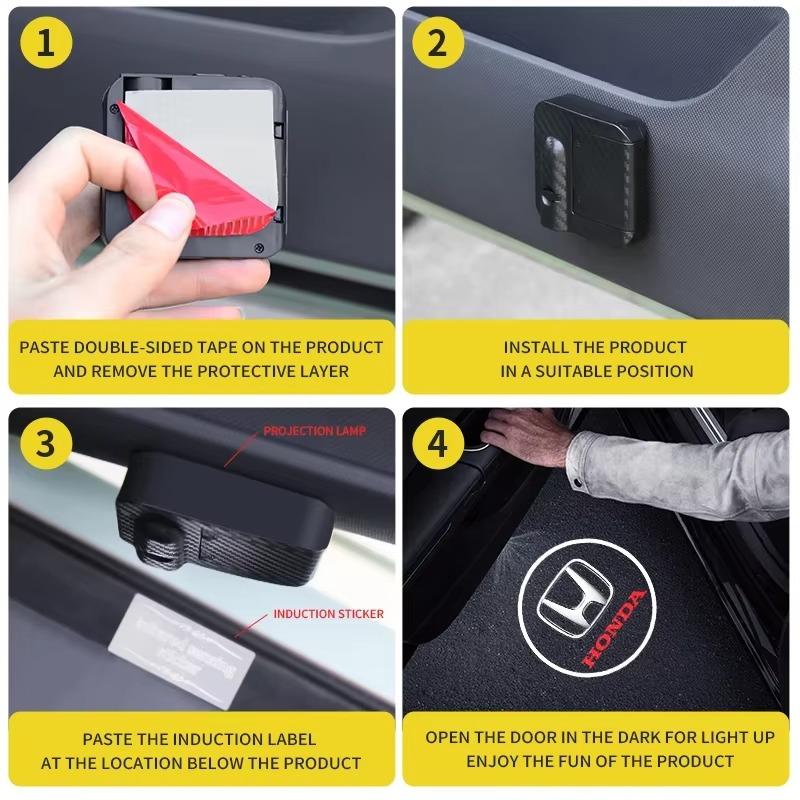 Wireless LED Car Door Logo Projector Lights(limited-time discount)