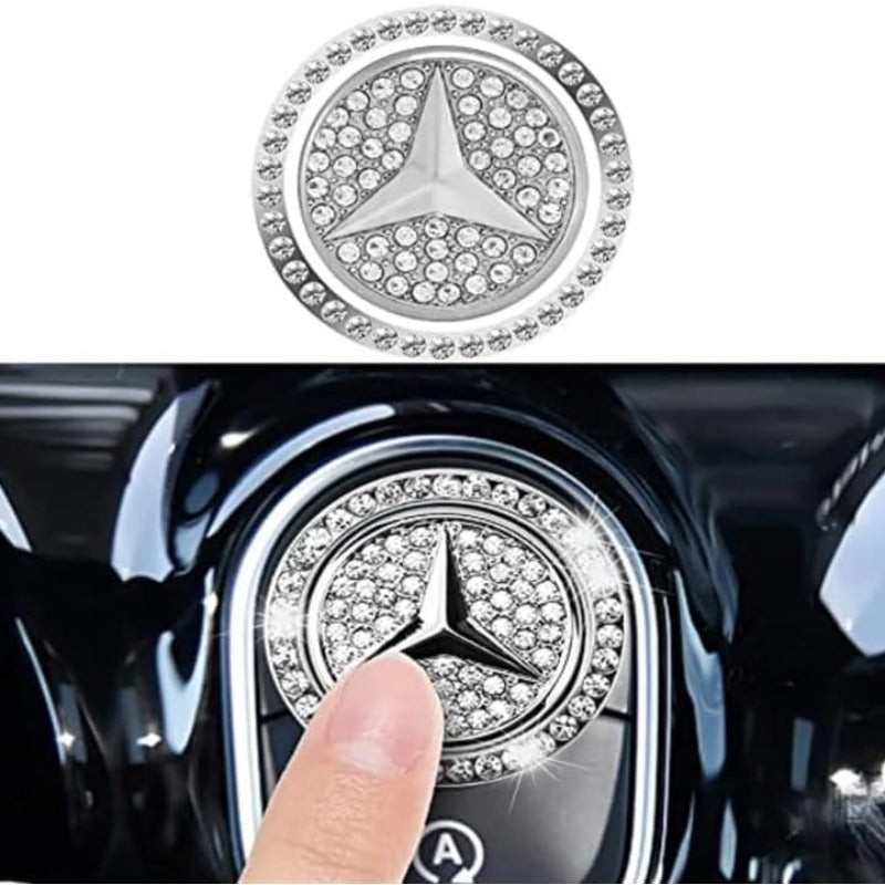 Bling Car Engine Start Button Cover