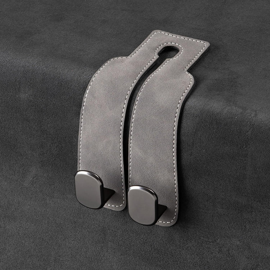TwinHook Leather Car Headrest Hangers(limited time)