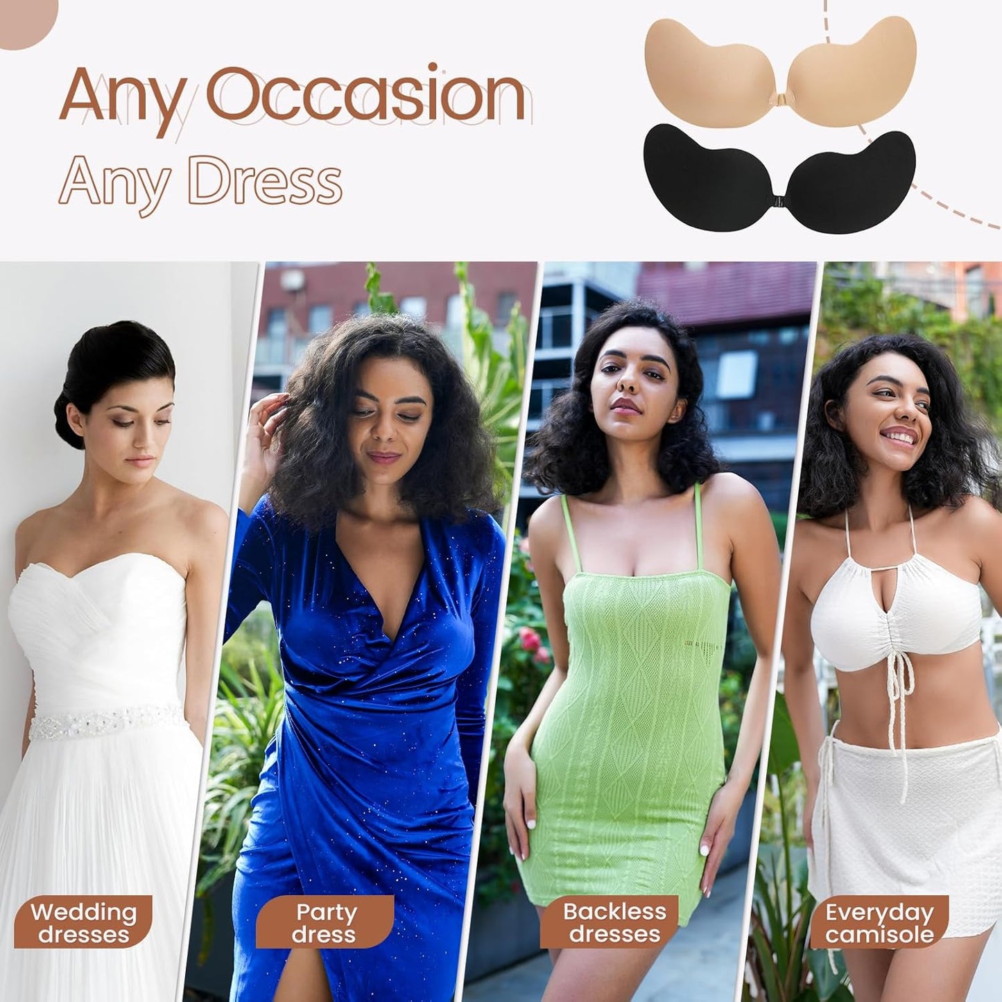 Invisible Diva Strapless Backless Push up Bra(limited-time discount)