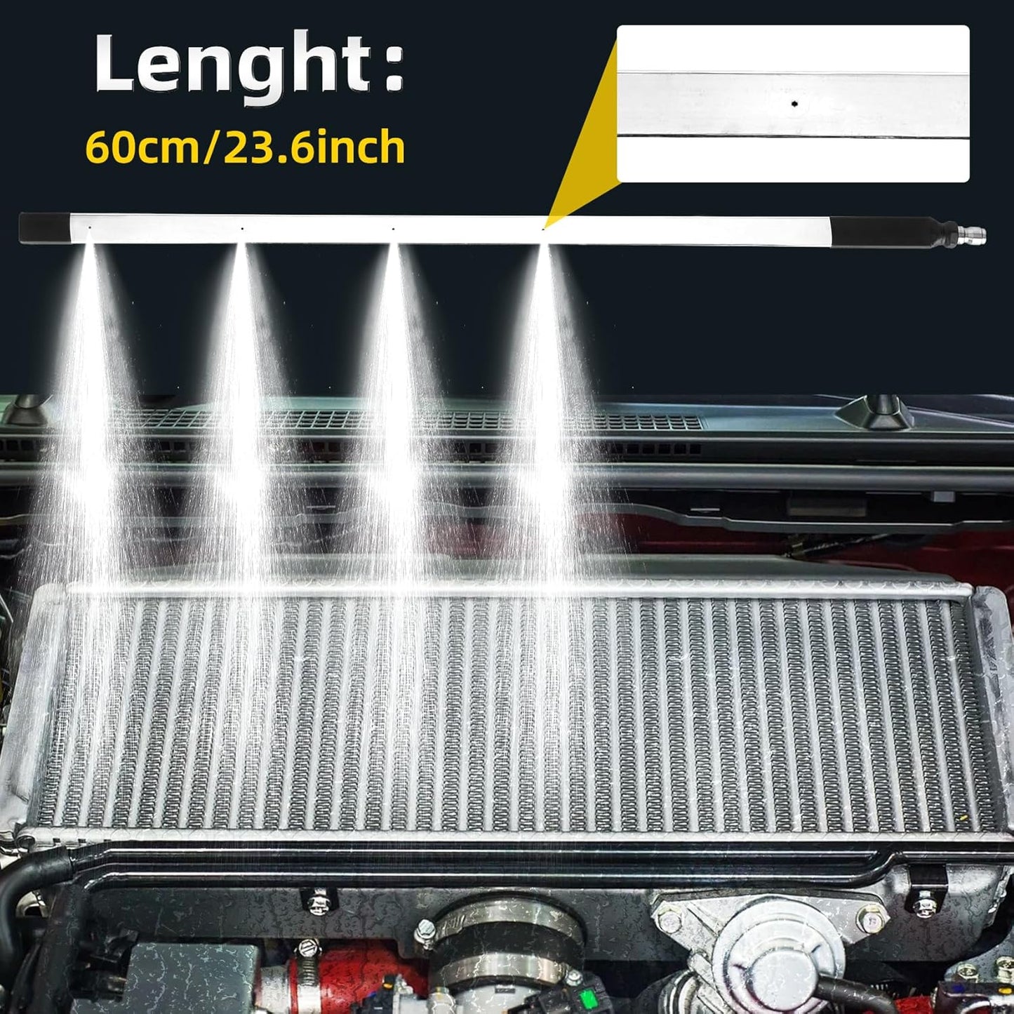 24''Portable Radiator Cleaning Wand