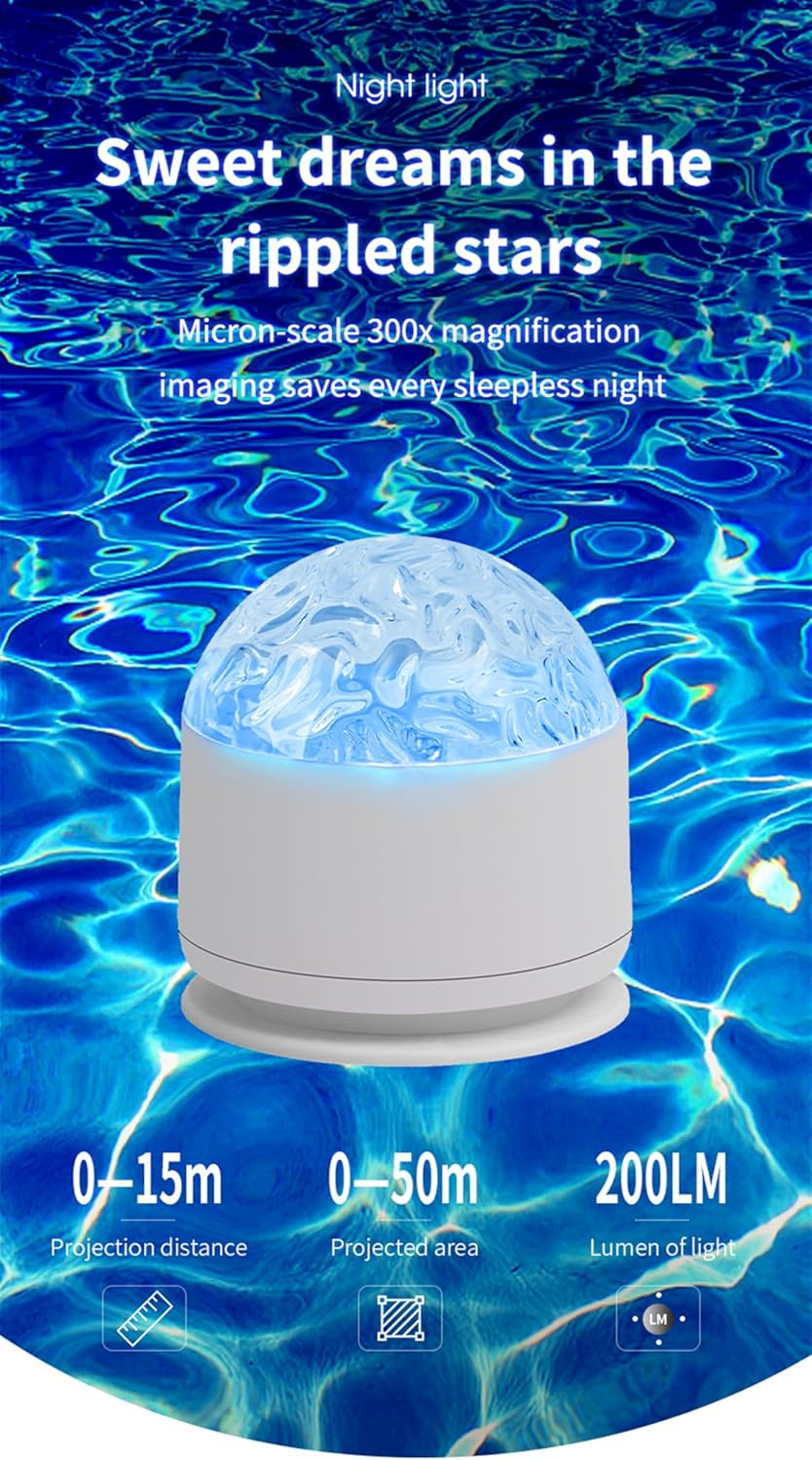 2 in 1 Galaxy Light, 16 Color Aurora Night Light Projector