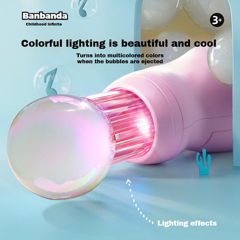 Elastic bubble fog wand
