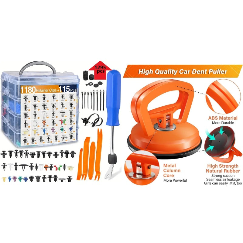 925pcs-1295Pcs Car Retainer Clips & Fastener Remover(limited-time discount)