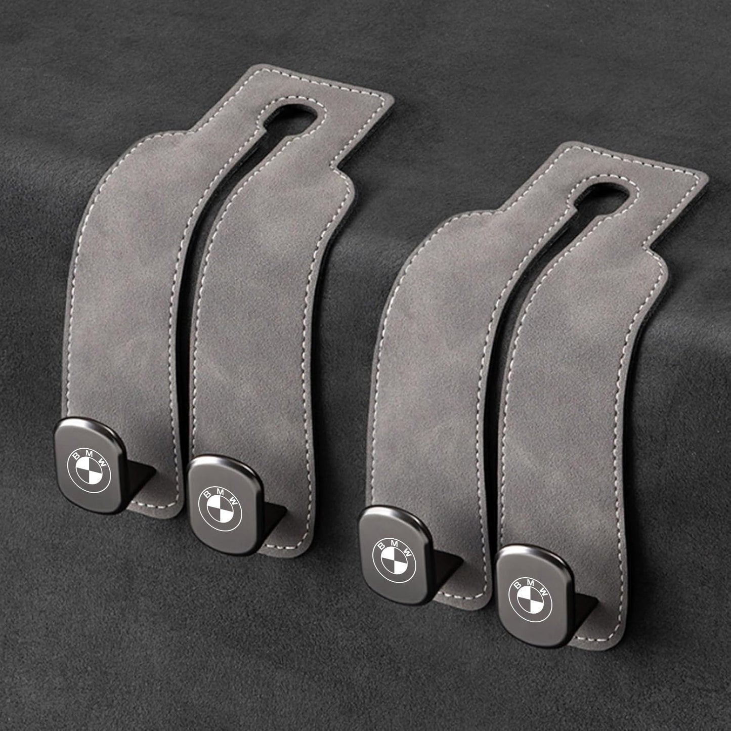 TwinHook Leather Car Headrest Hangers(limited time)
