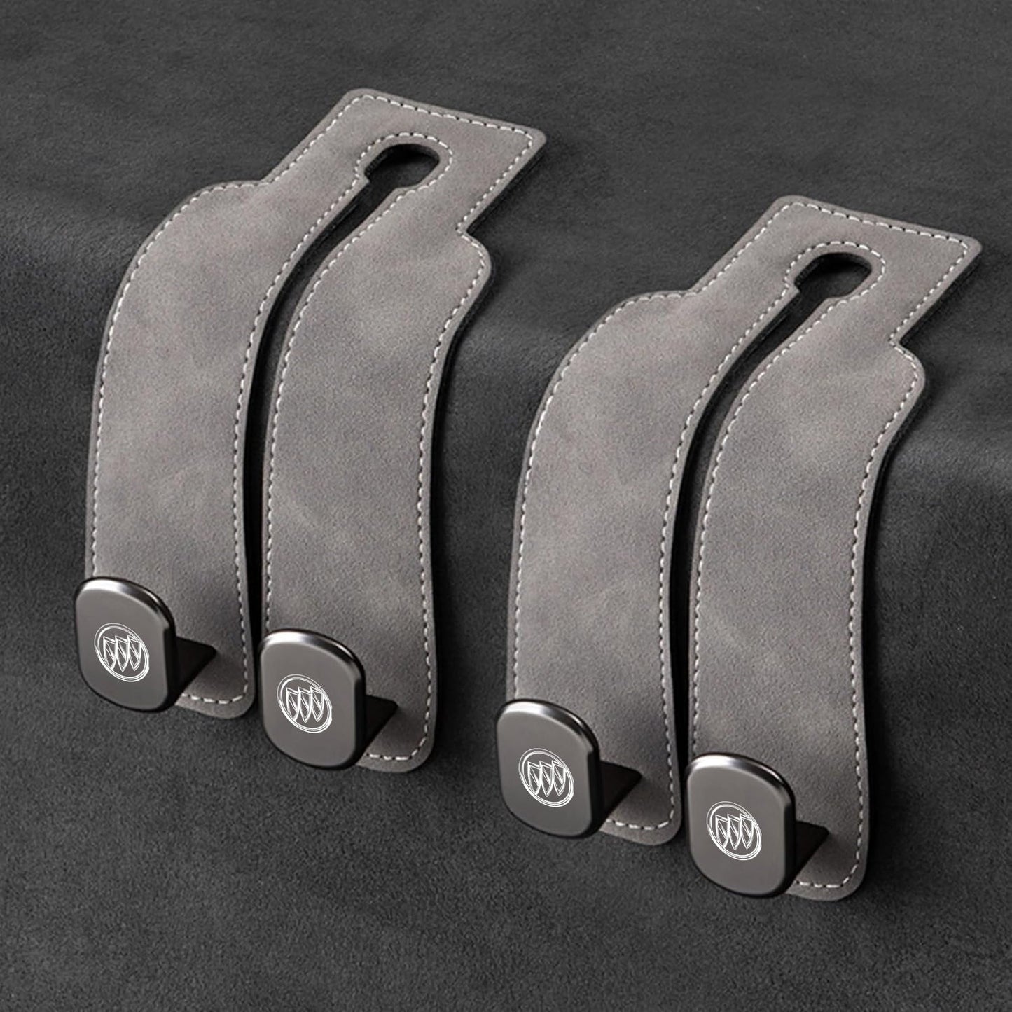 TwinHook Leather Car Headrest Hangers(limited time)