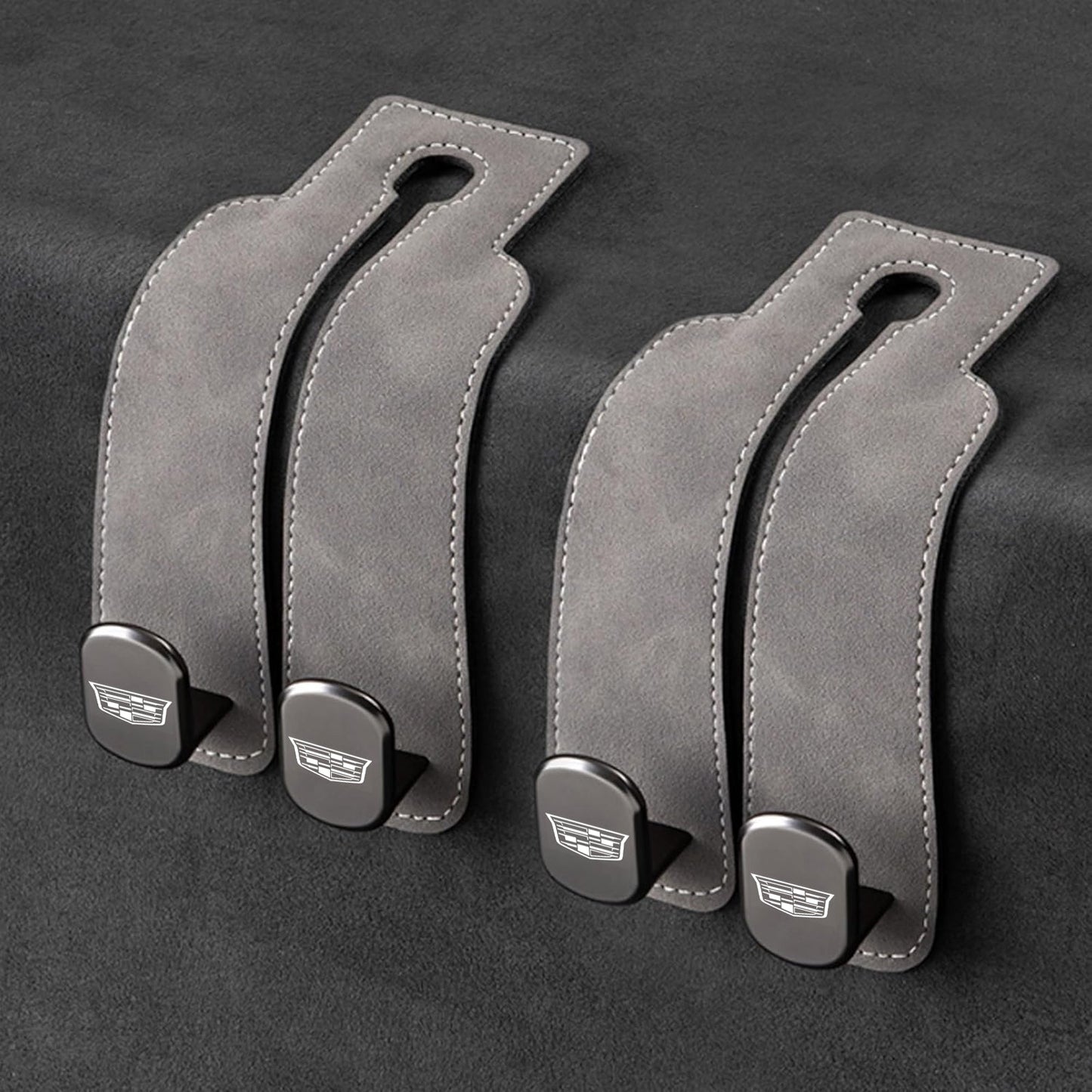 TwinHook Leather Car Headrest Hangers(limited time)
