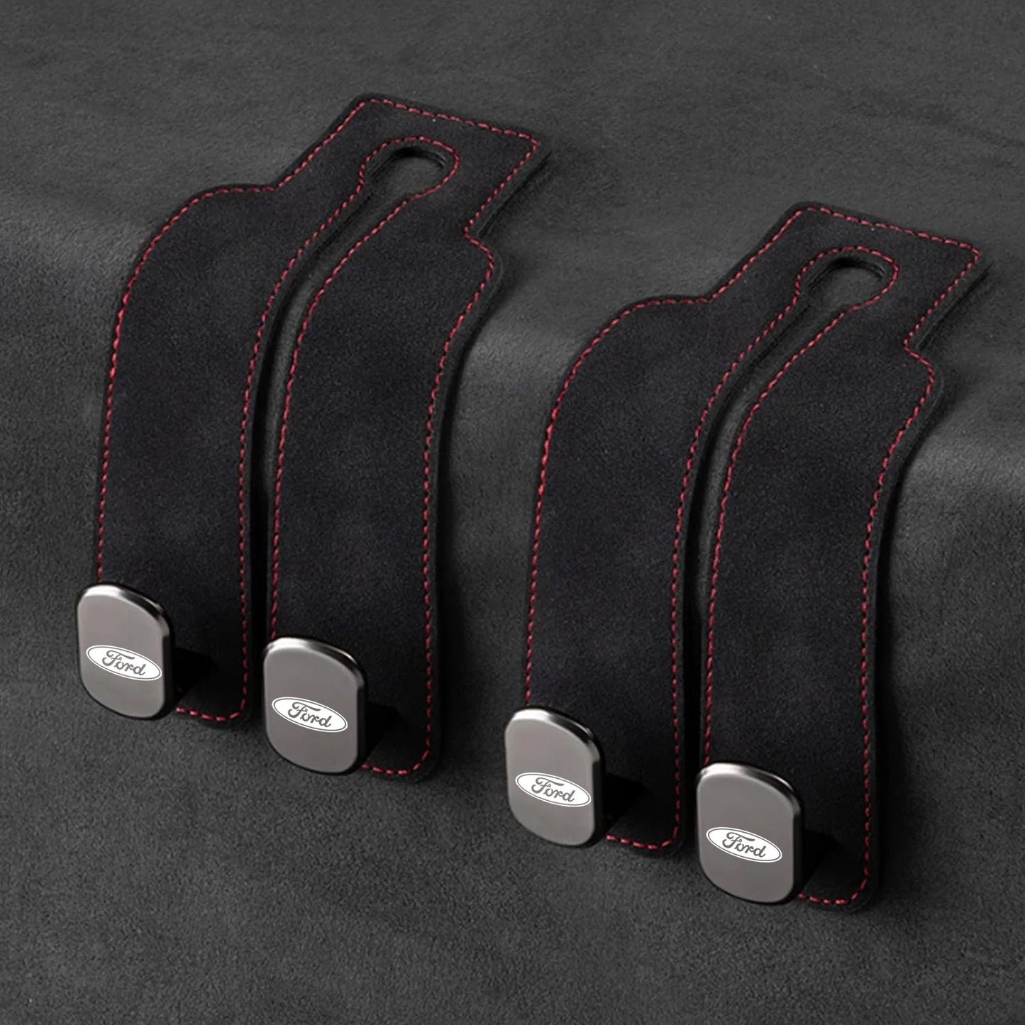 TwinHook Leather Car Headrest Hangers(limited time)