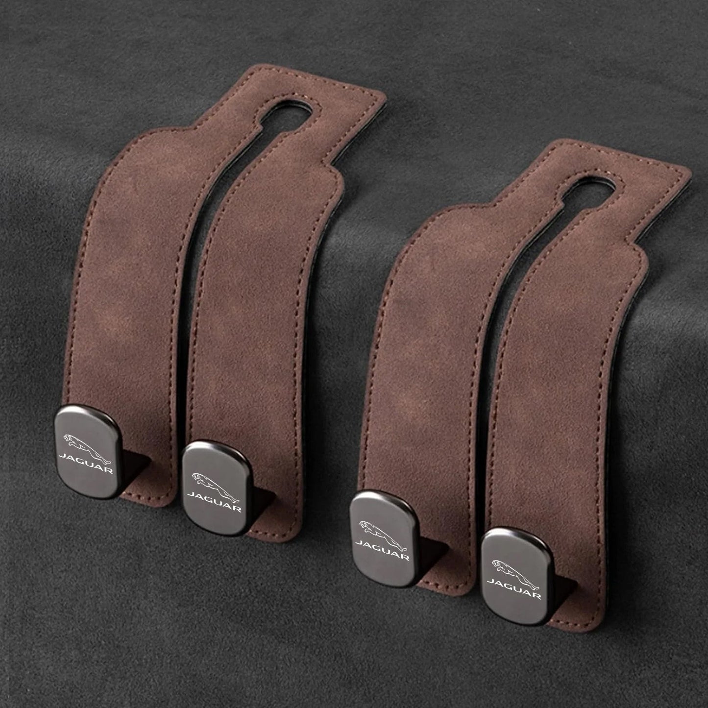 TwinHook Leather Car Headrest Hangers(limited time)