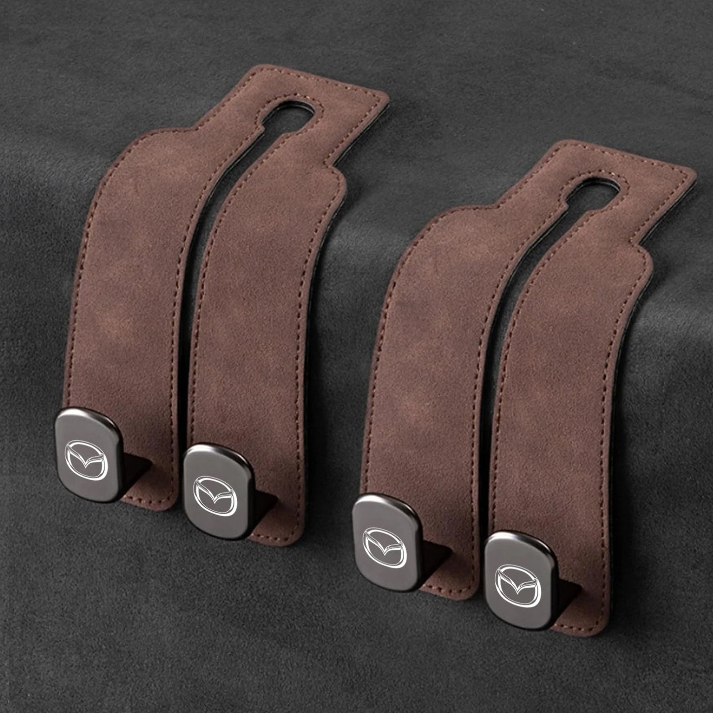 TwinHook Leather Car Headrest Hangers(limited time)