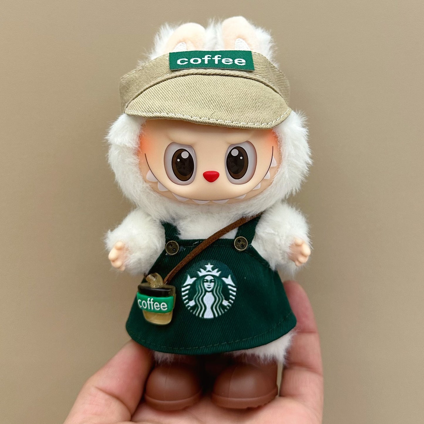 Labubu baby clothes 17cm rabub clothes blind box doll skirt set cute dress-up toys cross-border wholesale