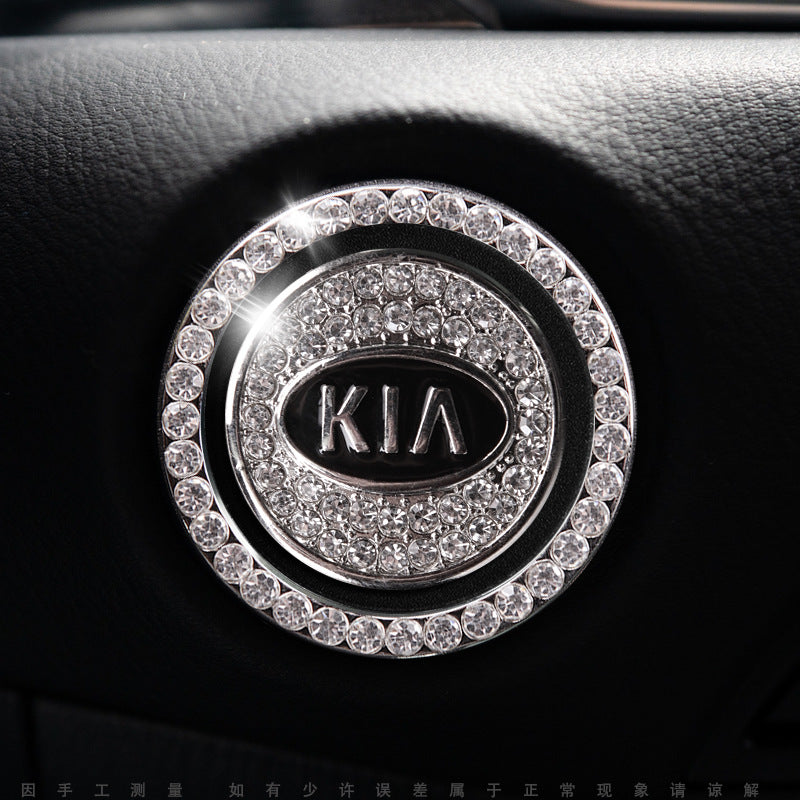 Bling Car Engine Start Button Cover