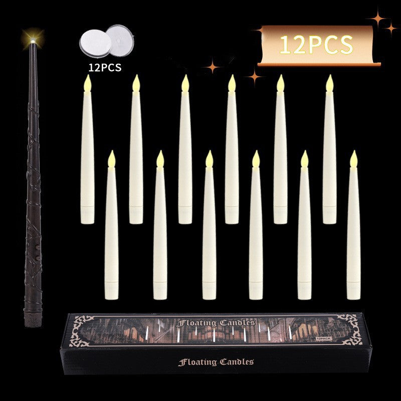 Flameless Candles with Magic Wand Remote for Christmas Decor