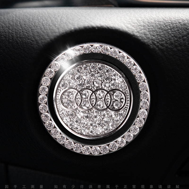 Bling Car Engine Start Button Cover