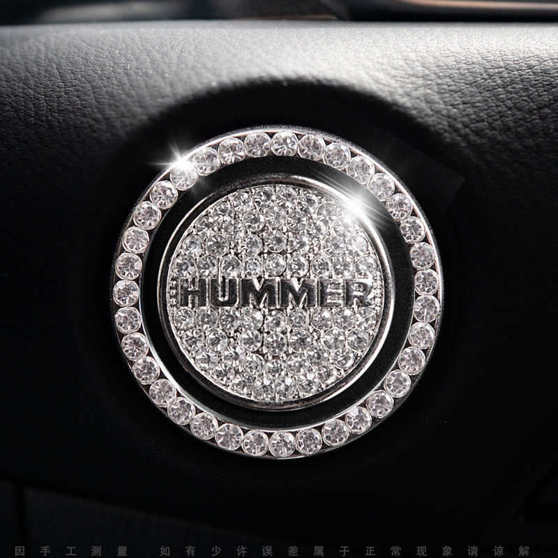 Bling Car Engine Start Button Cover