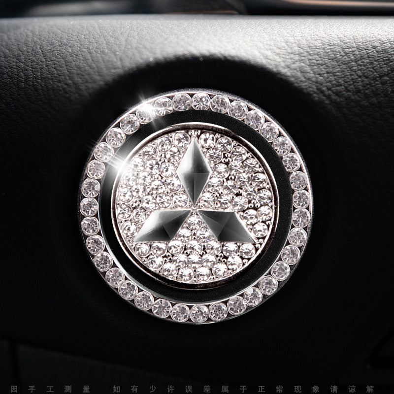 Bling Car Engine Start Button Cover
