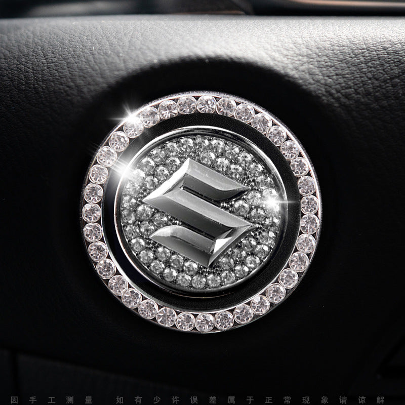 Bling Car Engine Start Button Cover