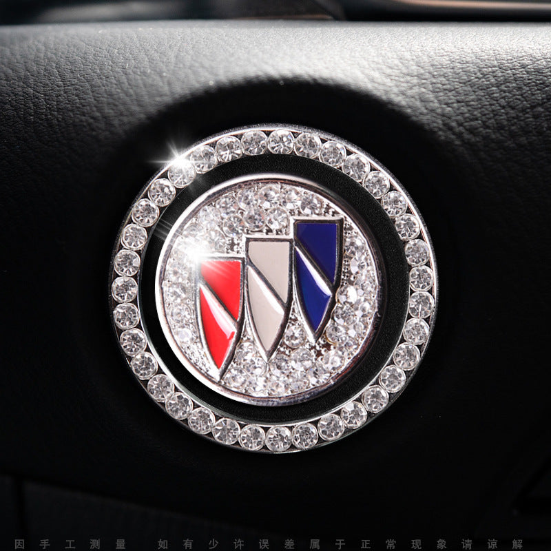 Bling Car Engine Start Button Cover