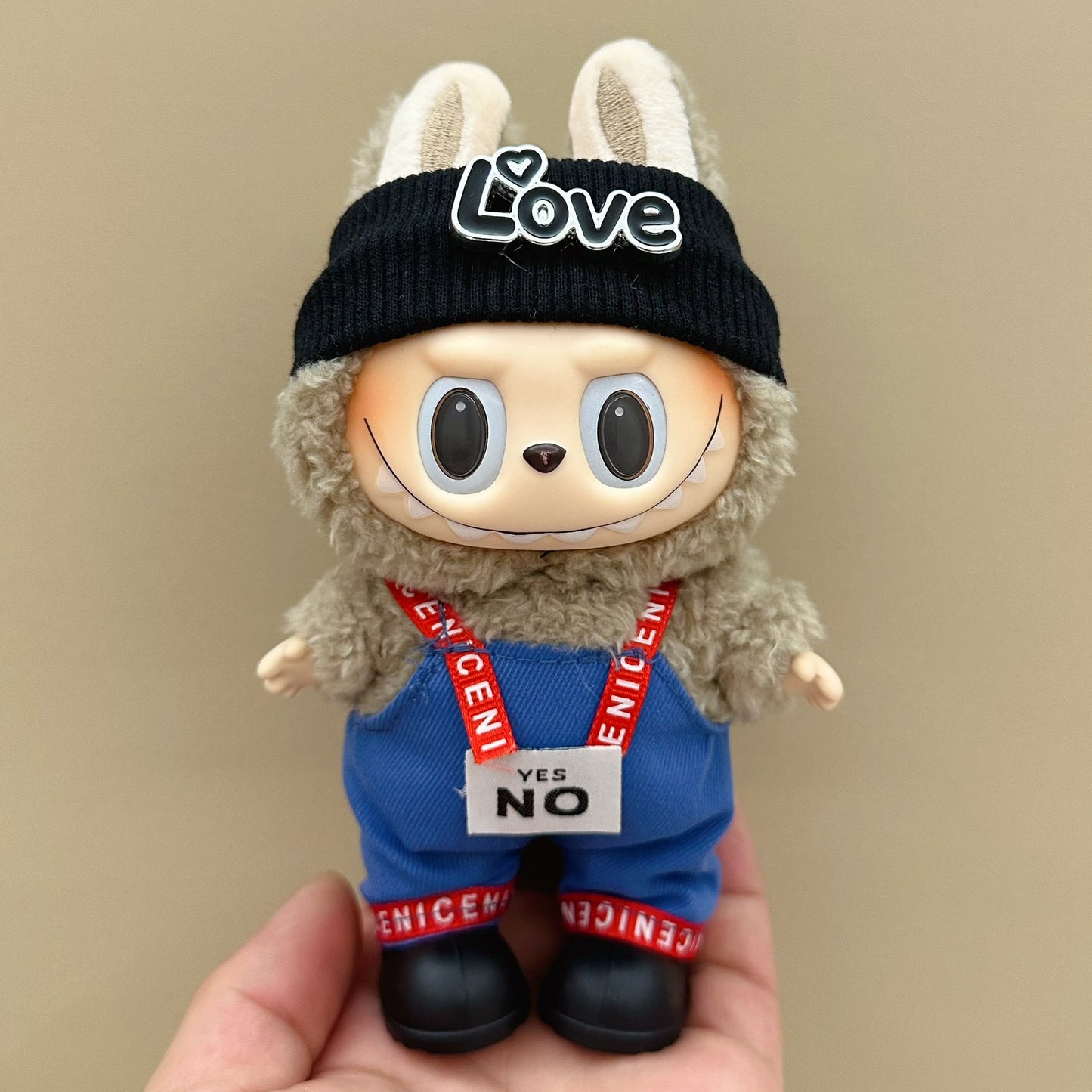 Labubu baby clothes 17cm rabub clothes blind box doll skirt set cute dress-up toys cross-border wholesale