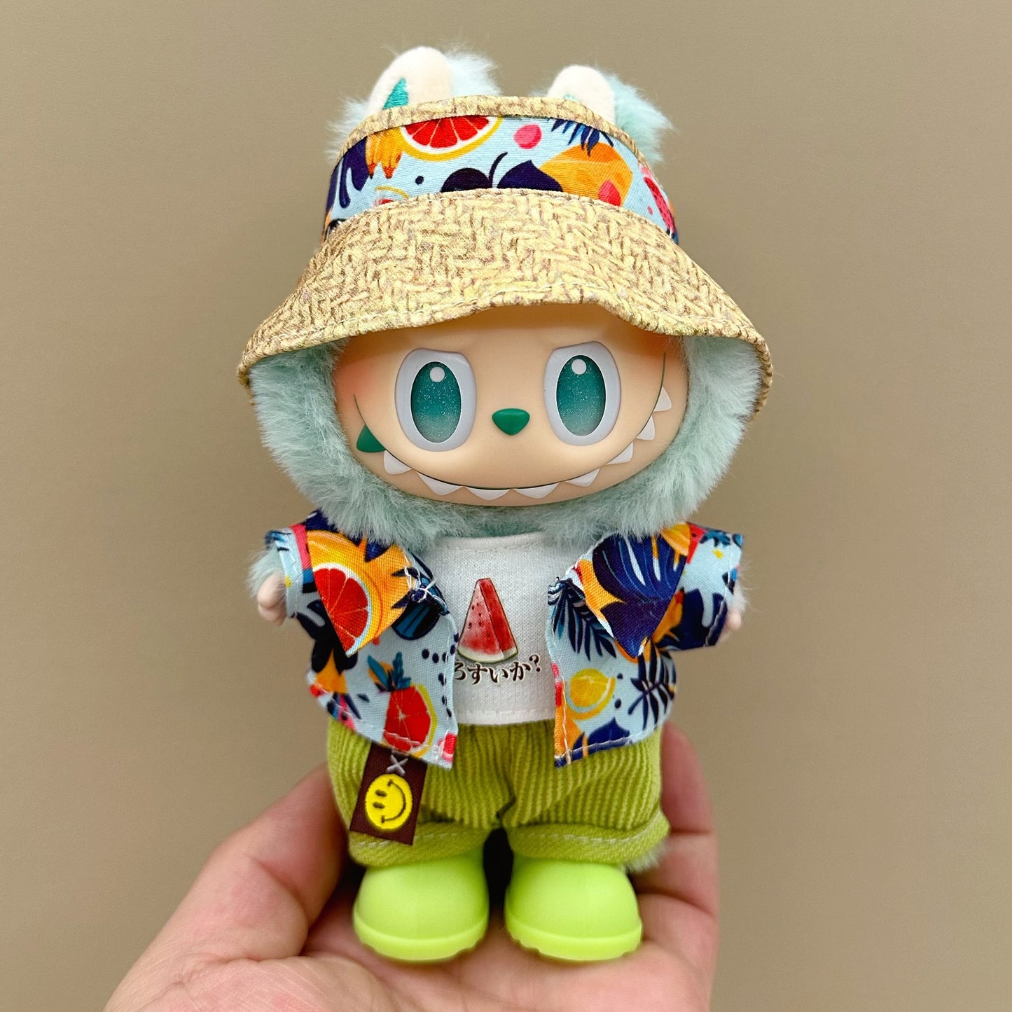 Labubu baby clothes 17cm rabub clothes blind box doll skirt set cute dress-up toys cross-border wholesale