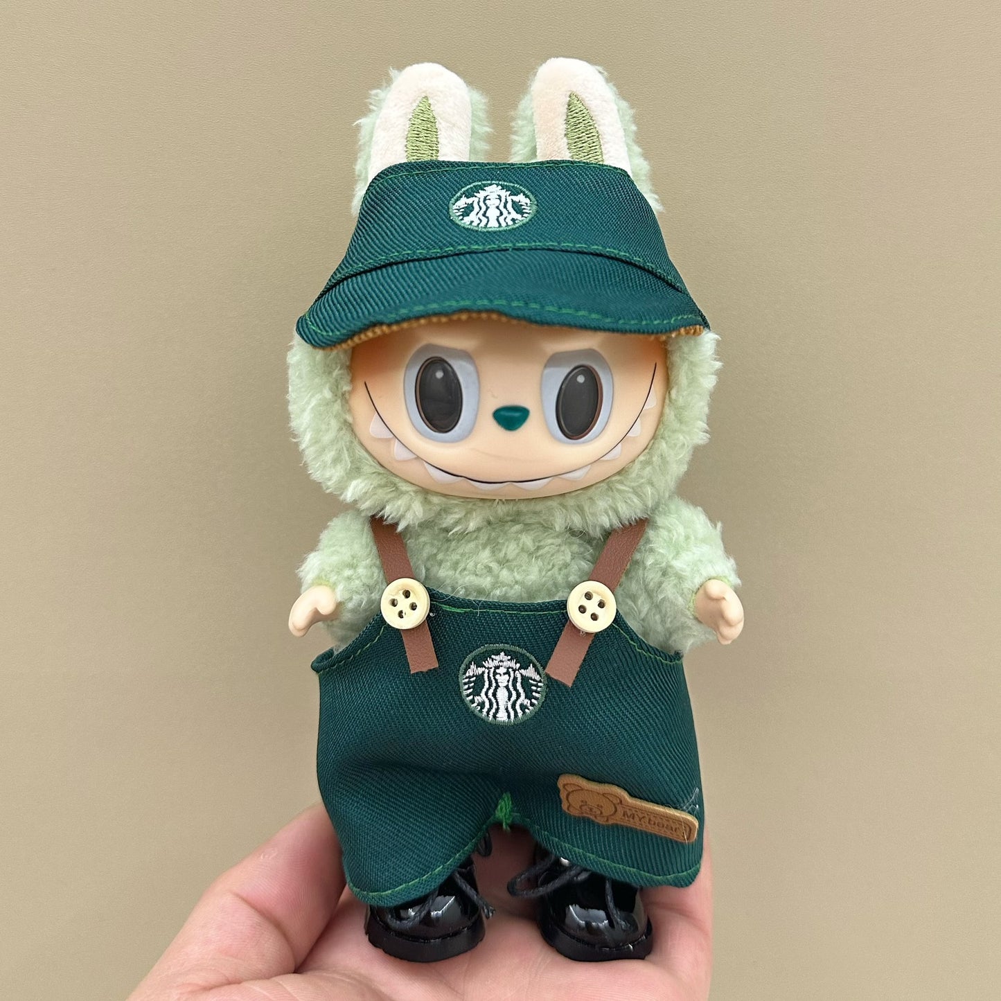 Labubu baby clothes 17cm rabub clothes blind box doll skirt set cute dress-up toys cross-border wholesale