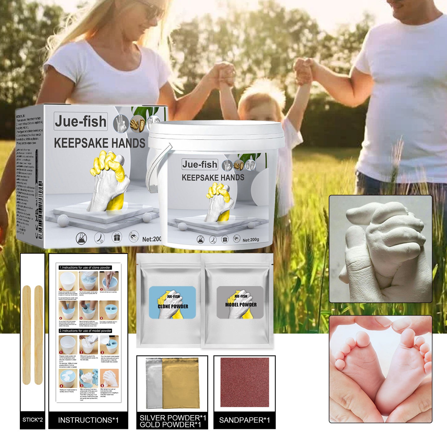 Baby Hand and Foot Casting Kit