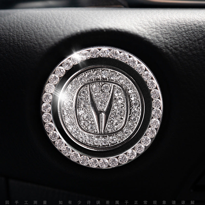 Bling Car Engine Start Button Cover