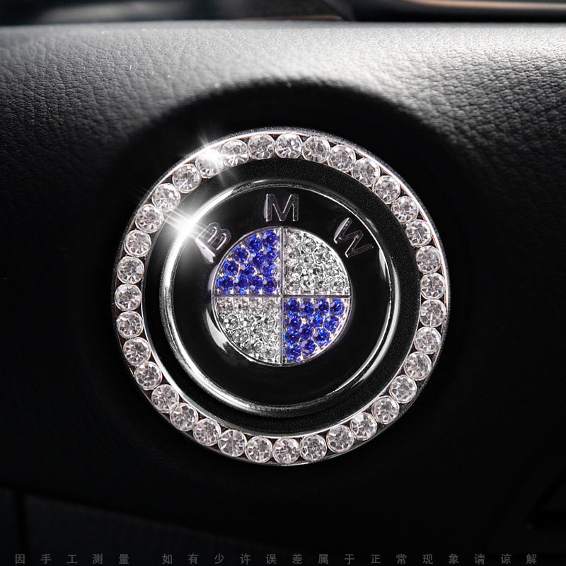 Bling Car Engine Start Button Cover