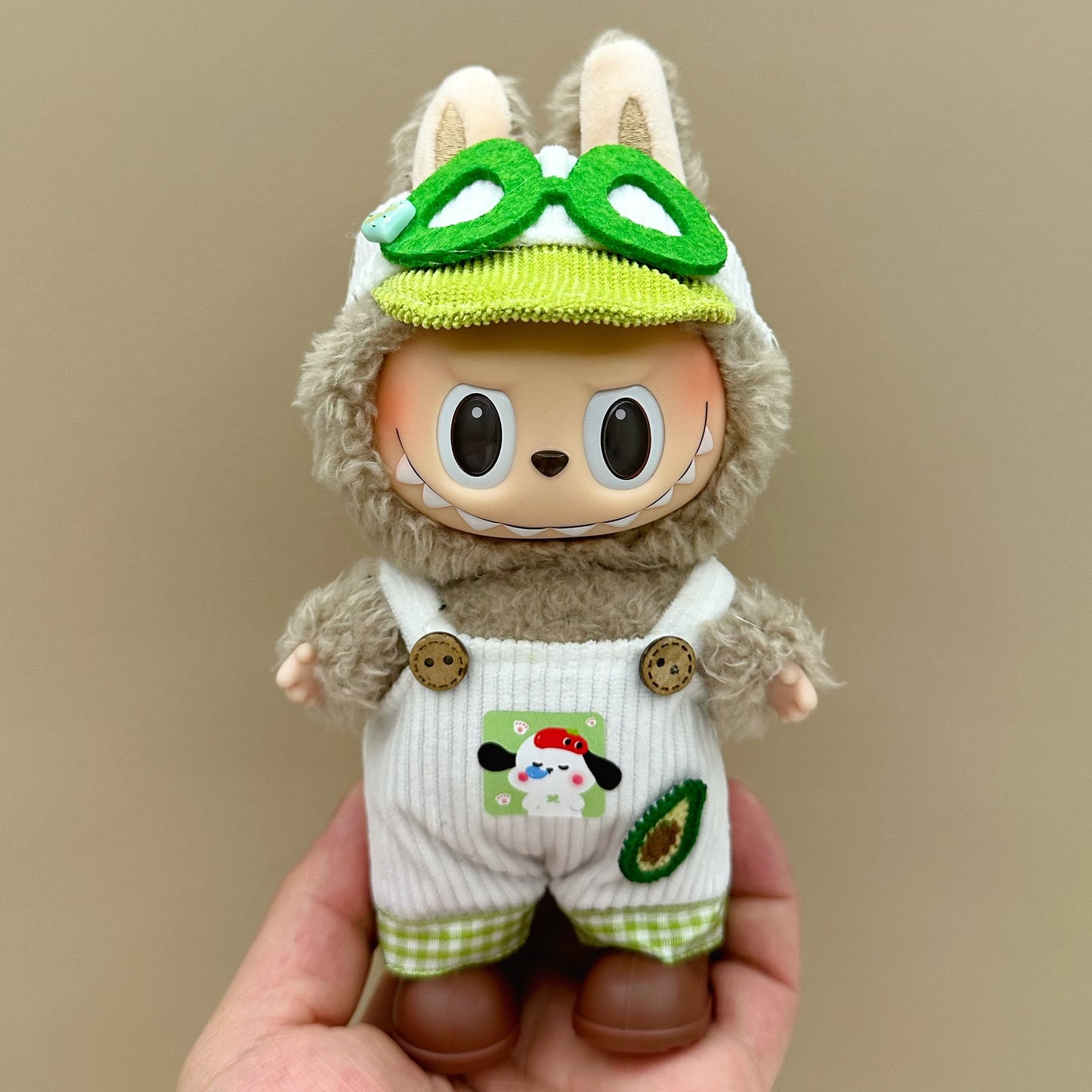 Labubu baby clothes 17cm rabub clothes blind box doll skirt set cute dress-up toys cross-border wholesale
