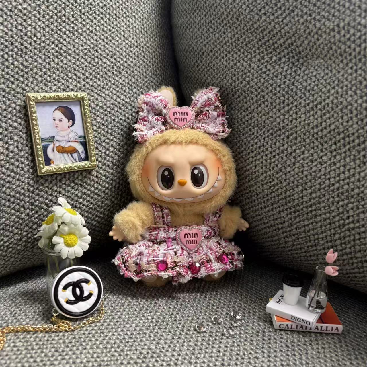 17cm Doll Clothes Suitable for 17cm Labubu Plushies