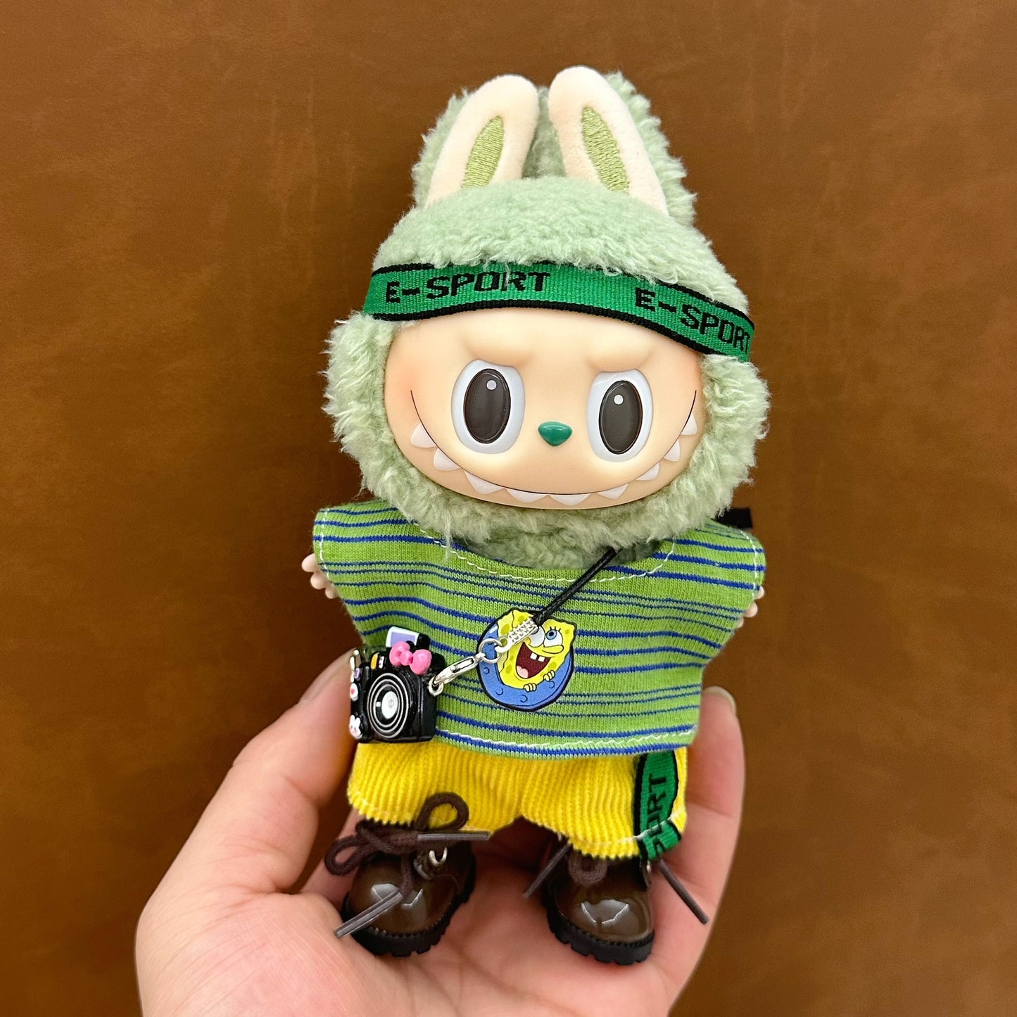 Labubu baby clothes 17cm rabub clothes blind box doll skirt set cute dress-up toys cross-border wholesale
