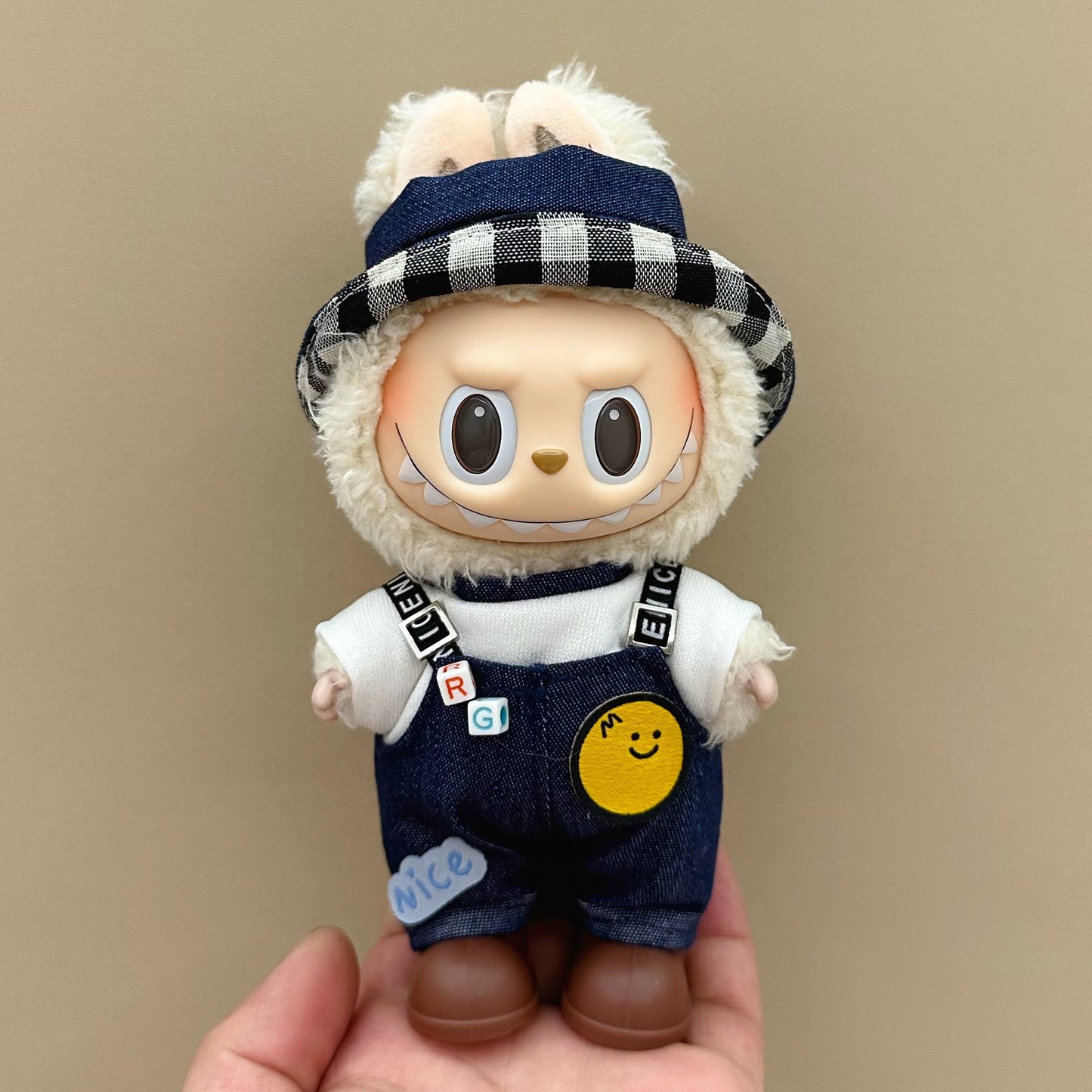 Labubu baby clothes 17cm rabub clothes blind box doll skirt set cute dress-up toys cross-border wholesale